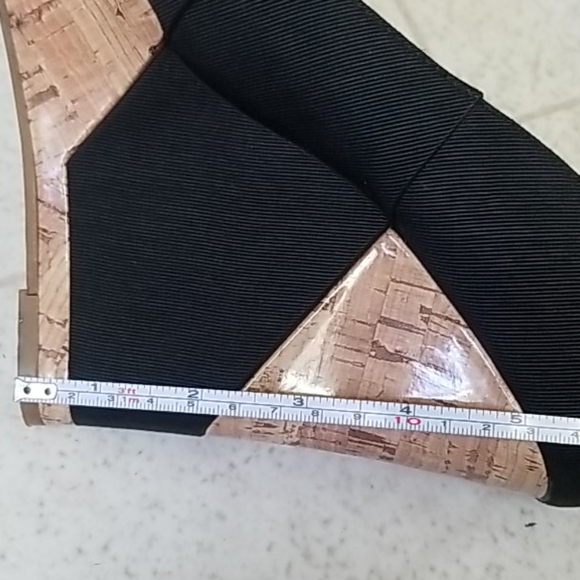 Wedge peep toe platforms w/ faux cork MOSSIMO - Picture 11 of 11